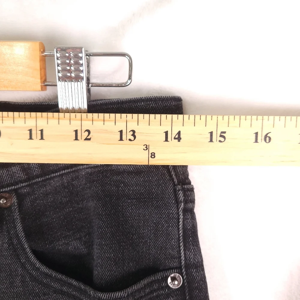 Abercrombie The Skinny High Rise Jeans Black 27 4 Short